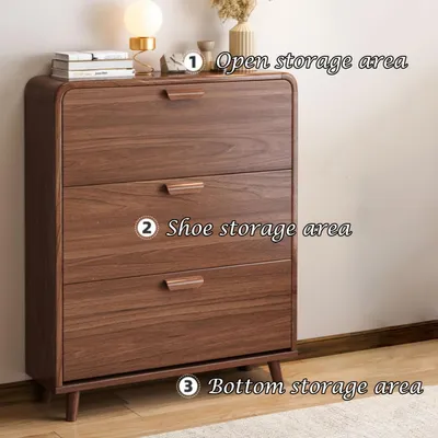 Image de Armoire à chaussures - Rangement à chaussures - Meuble de rangement pour chaussures - Étagère à chaussures - Banc à chaussures - Design moderne
