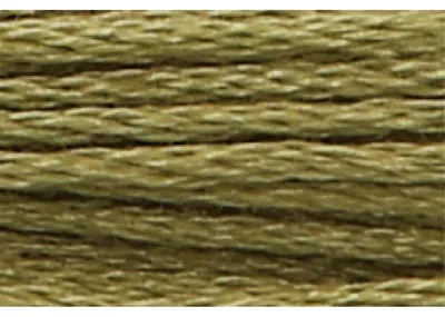 Productafbeelding van Ankergaren Sticktwist, 8 meter, goudoliv, katoen, kleur 844, 6-strengs