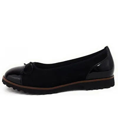 Zdjęcie produktu dla Gabor buty damskie niskie wsuwane baleriny czarny rekreacyjny, rozmiar buta:EUR 40 | UK 6.5
