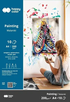 Produktbild von Blok malarski Młody Artysta A4/10K 200g