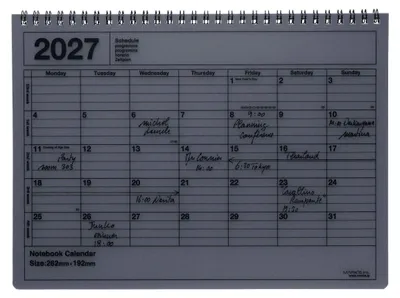 Produktbild von MARK'S 2027 Notebook Calendar M // Black