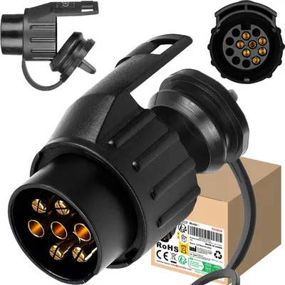 Immagine prodotto di Adattatore per connettore rimorchio, da 7 a 13 poli, adattatore universale per giunto