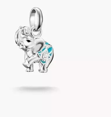 Immagine prodotto di Ciondolo a forma di elefante Connect in argento