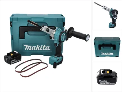 Obrázok produktu pre Akumulátorový pilník Makita DBS 180 T1J 18 V 9 x 533 mm + 1x akumulátor 5,0 Ah + Makpac - bez nabíjačky