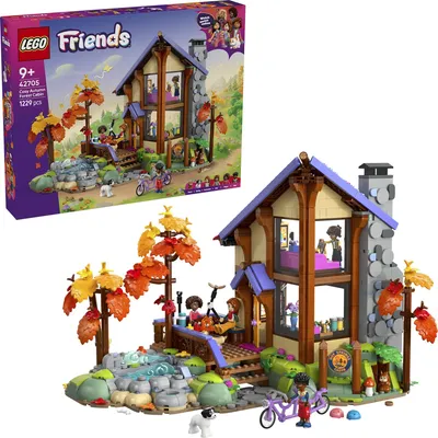 Zdjęcie produktu dla LEGO Friends Jesienna leśna chatka, Zestaw do budowania, 9 lat(a), Plastik, 1229 szt., 1,89 kg