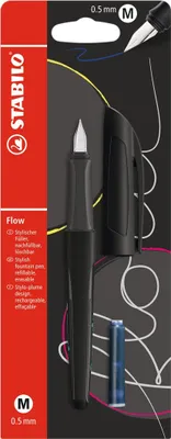 Produktbild von STABILO Füller -  Flow ACTIVE in schwarz - inkl. Patrone