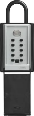 Produktbild von ABUS KeyGarage 777 KeyGarage PB2 B/ (Art.-Nr. 53508), Zink, Schwarz, Code, 84 x 47 x 180 mm, 61 x 14 x 98 mm