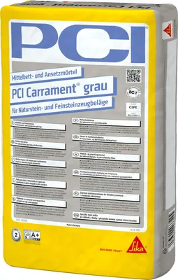 Immagine prodotto di PCI Carrament Natursteinmörtel grau 25kg