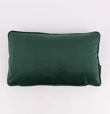 Produktbild von Samtkissen mit Keder und Füllung grün 30x50cm von SCHÖNER LEBEN.