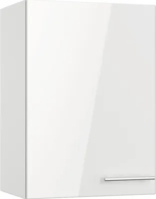 Produktbild von Optifit Hängeschrank Rurik986 BxTxH 50 x 34,9 x 70,4 cm weiß glänzend zerlegt Anschlag reversibel KFRU OM506-8+