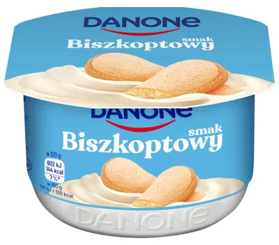 Obrázek produktu pro Jogurt Danone Biszkoptowy 120 g