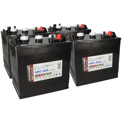 Produktbild von 4x Q-Batteries 6DC-240 6V 240Ah Deep Cycle Traktionsbatterie