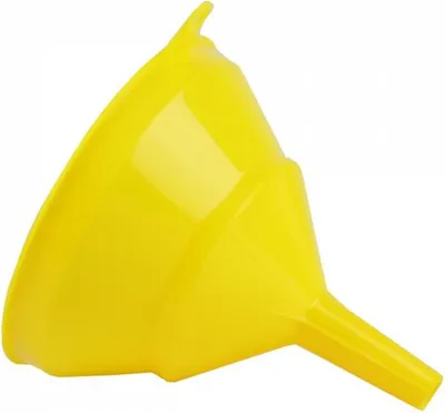 Produktbild von Kunststofftrichter gelb 15 cm