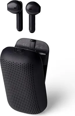 Immagine prodotto di Lexon Speakerbuds Cuffie senza fili con altoparlante Bluetooth nero/nero La127N