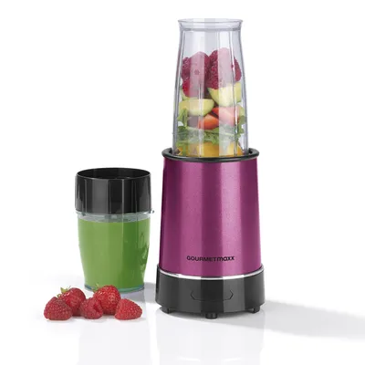 Produktbild von GOURMETmaxx Mixer 240W Smoothie Shake Nutrition | Color-Edition: Beere