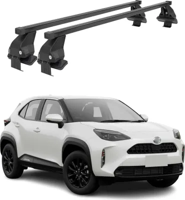 Zdjęcie produktu dla Bagażnik bazowy Menabo do Toyota Yaris Cross 2020-2025 stalowo-czarny 2x