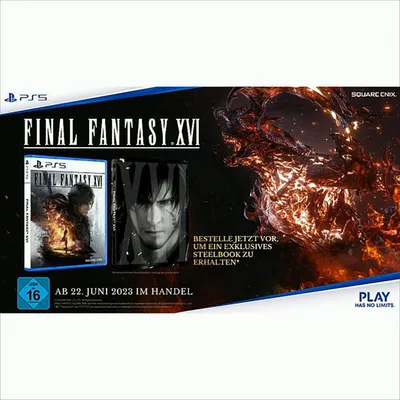 Produktbild von FF XVI PS-5 Steelbook Edition