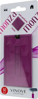 Imagen del producto de Vinove, tarjeta perfumada, aroma Monza, colgante, duración: 60 días, aroma lujoso