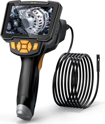 Produktbild von 4,3-Zoll-Bildschirm, hochauflösendes tragbares Industrie-Rohrendoskop, drehbar, 1080P wasserdicht, Einzelobjektiv 8 mm/1 Meter