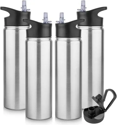 Produktbild von Edelstahl-Trinkflasche 750ml, BPA-frei, vakuumisoliert, für Sport