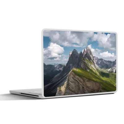 Produktbild von MuchoWow® Laptop Aufkleber Sticker Cover Gebirge - Dolomiten - Italien 32.5x23.5 cm - Sticker für Laptop - Selbstklebend