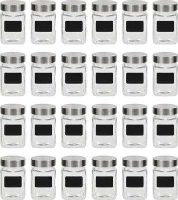 Produktbild von Vorratsgläser mit Aufkleber 24 Stk. 300 ml