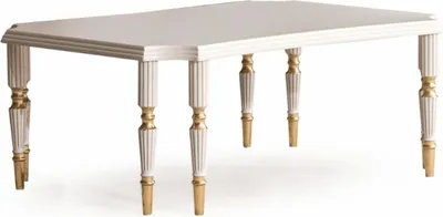 Image de Casa Padrino Table basse baroque de luxe crème / or 110 cm - Meubles de salon baroques