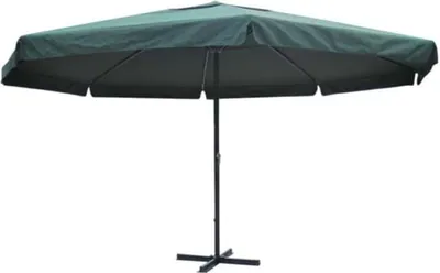 Produktbild von vidaXL Sonnenschirm Grün Aluminium 500 cm