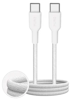 Produktbild von PURO Power und Daten-Sync Kabel, USB-C auf USB-C, 1,2 Meter
