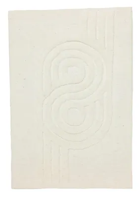 Obrázek produktu pro Kobolo, nástěnná dekorace, gobelín ORGANIC LOOP, vyrobený z dřeva a bavlny, rozměry 58x85 cm