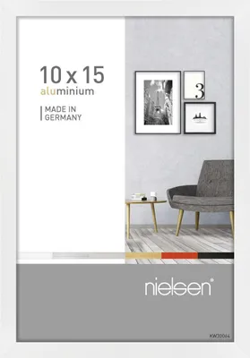 Obrázek produktu pro Rám Nielsen Design Cadre, hliník, formát 10x15 cm, bílá, lesklá povrchová úprava