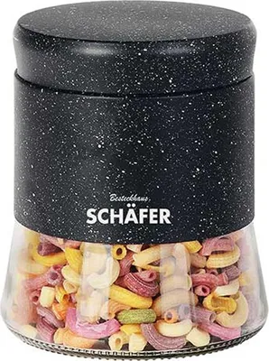 Produktbild von Vorratsdose Marble Black 0,7 Liter neuetischkultur