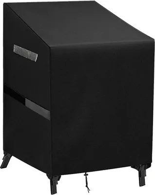 Image de Housse imperméable pour chaise de jardin, grise, 110 x 70 cm, protection UV
