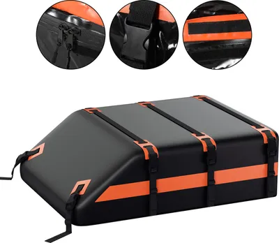 Produktbild von Hengda Dachbox Auto Dachbox 550L Dachkoffer Schwarz Gepäckbox Abschließbar Koffer