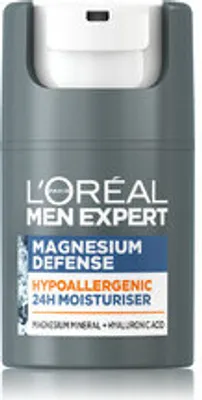 Produktbild von L'Oreal Men Expert Sensitive Skin Moisturiser with Magnesium and Hyaluronic Acid 50ml
