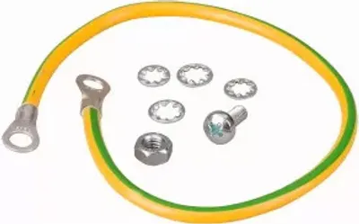 Produktbild von Eaton Türerdungsset gelb-grün 6 mm² / 300 mm 101665