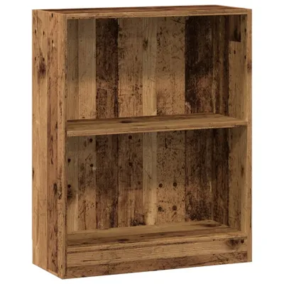 Produktbild von （Robust Möbel）Bücherregal - Bücherschrank/Standregal Langlebiges -  Altholz-Optik 60x24x76cm Holzwerkstoff - Bücherregale DEMöbel380556