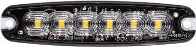 Obrázek produktu pro Výstražné světlo oranžové, 6x LED, SLIM, KAMAR