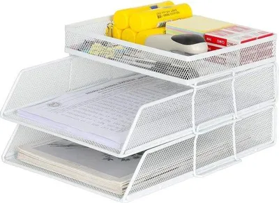 Produktbild von Famanu Stapelbare Ablage A4 - Weiß