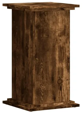 Image de vidaXL Support pour plantes Chêne fumé 33x33x60 cm Bois composite