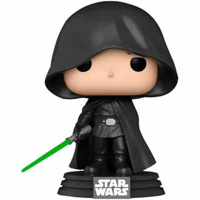 Zdjęcie produktu dla Funko Pop! Star Wars: Ekskluzywna figurka Luke Skywalker z Mandalorianem