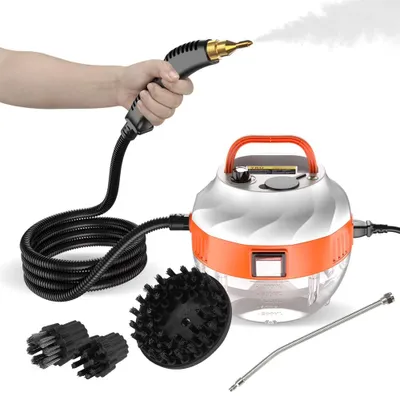 Produktbild von Dampfreiniger 1500W, 15s Aufheizzeit, 3 Bar Hochdruck, 1L Tank, 6-stufig einstellbar, tragbarer Handdampfreiniger für Küche, Bad & Auto