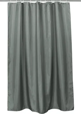 Produktbild von Duschvorhang mit 12 Ringe zur Befestigung, 180x200 cm, grau