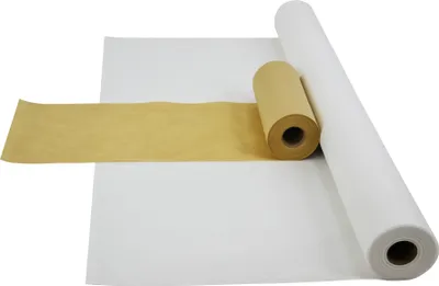 Produktbild von Sensalux Kombi-Set 1 Tischdeckenrolle 1m x 25m weiß + Tischläufer 30cm beige