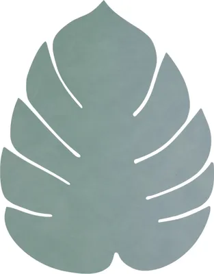 Produktbild von LIND DNA NUPO Tischset Monstera Leaf S pastel green 26x22