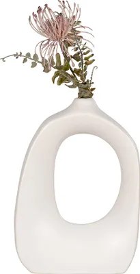 Produktbild von House Collection Vase H28 cm Alma Weiß