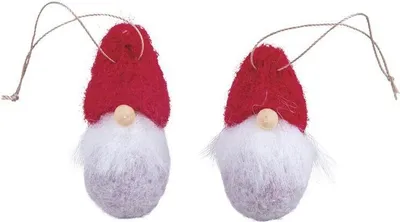 Produktbild von Rayher Filz Elfen, 2er Set, weihnachtliche Dekofiguren für den Weihnachtsbaum
