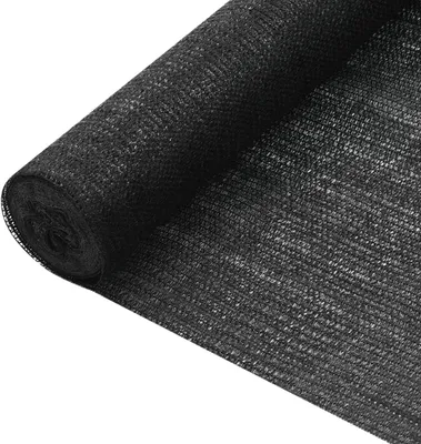 Produktbild von HDPE-Zaunblende als Sichtschutz für Garten und Balkon, UV-beständig und atmungsaktiv, schwarz, 2x10 m, 75 g/m²