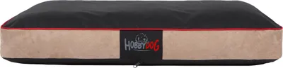 A dog bed is shown against a white background.