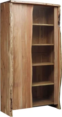 Produktbild von MASSIVMOEBEL24.DE Vitrine Akazie 105x45x204 natur lackiert PURE ACACIA #711